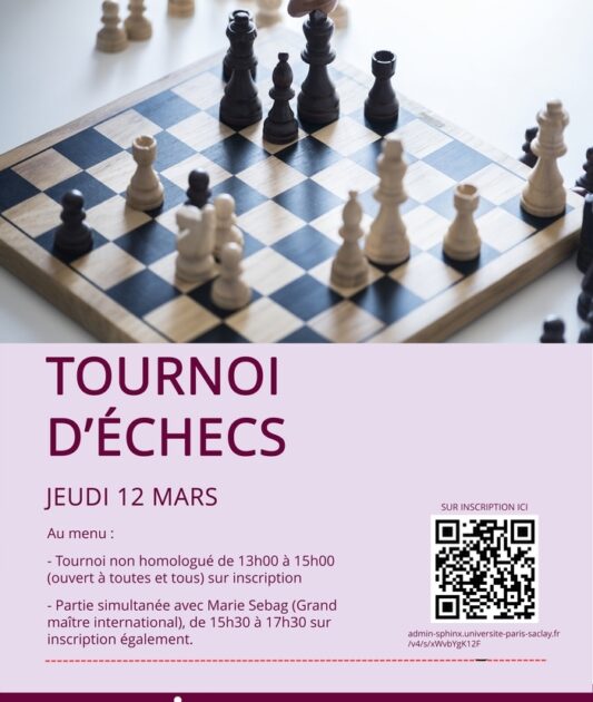Tournoi d&rsquo;échecs au Lumen animé par Marie SEBAG (Grand maître international)