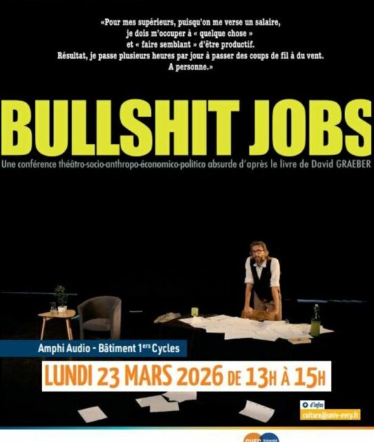 Bullshit Jobs – Conférence-spectacle théâtrale