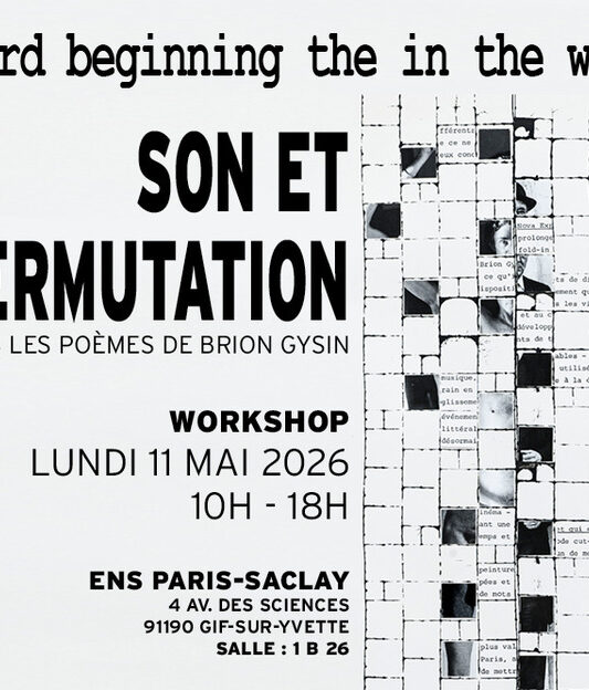 Son et permutation dans les poèmes de Brion Gysin