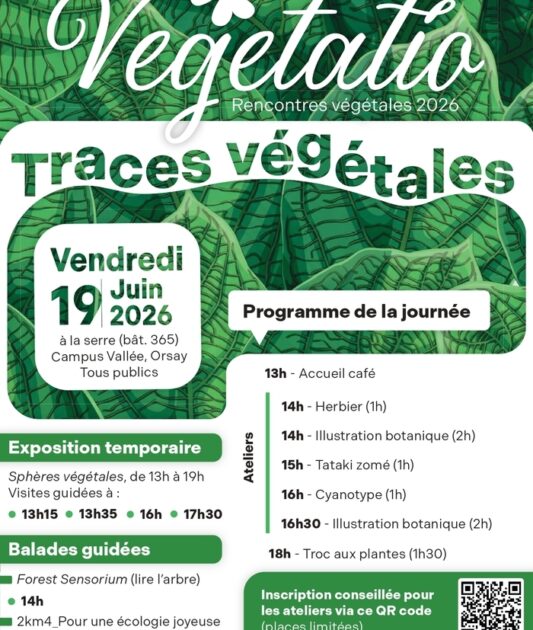 VEGETATIO 2026: venez découvrir les traces végétales !