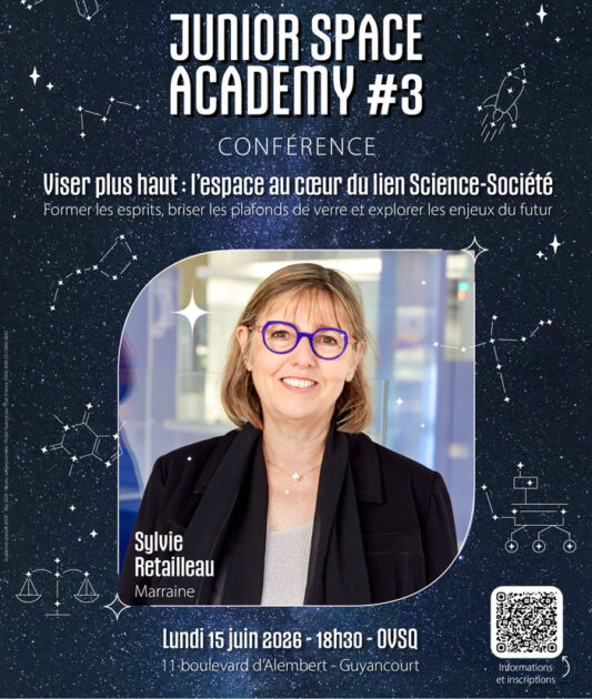 Conférence de Sylvie Retailleau : Viser plus haut : l’espace au cœur du lien science-société
