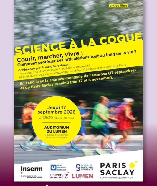 SCIENCE À LA COQUE : Courir, marcher, vivre : comment protéger ses articulations tout au long de la vie ?
