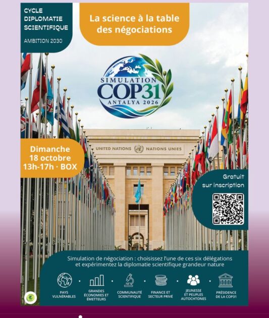 REPORTÉ en novembre - Simulation de la COP31 - Antalya 2026.